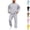 Gray, variant on HAJWOH Sweatsuits for Mens Long Sleeve Crewneck Sweatshirt and sweatpants Tracksuit for Spring and Fall