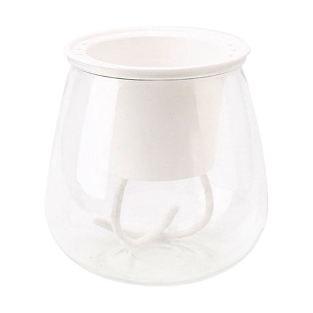 Flowerpot Self Watering Practical Plastic Transparent Plant Pot for Home