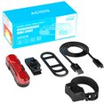 thumbnail image 2 of Toystoory Luces de bicicleta a prueba de agua Luz trasera de bicicleta USB recargable LED Ciclismo trasero Ciclismo Luz roja, 2 of 6