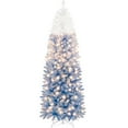 Renwick 6ft Prelit Pencil Artificial Christmas Tree with Warm White