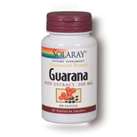 Guarana Liquid Extract - Guarana Seed Extract Solaray 60 Caps