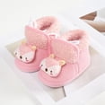 thumbnail image 5 of Baozhu Baby Shoes Boy Girl Booties Winter Warm Cartoon Animal Toddler Prewalkers Cotton Soft Anti-slip Infant Newborn Crib Shoes, 5 of 5