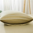 100 Cotton Ultra Soft Stretch Jersey Knit Pillowcases Standard Set Of