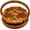 Four grid, variant on Handmade Wood Carving Fruit Plate -Natural Wood Collapsible Fruit Basket,Fruit Plate Kitchen Counter Organizer，Foldable Dried Fruit Basket Collapsible Bread Nuts Baskets (Four grid)
