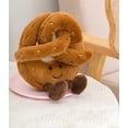 thumbnail image 4 of 18CM Creative Simulation Pretzel Pillow Plush Toy Simulation Snacks Pillow Appease Doll Valentine's Day Gift(1 Piece), 4 of 5