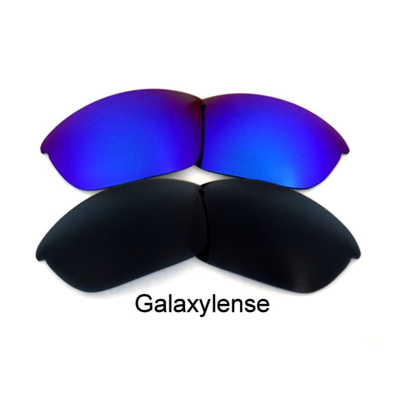Galaxy Replacement Lenses for Oakley Half Jacket 2 Black & Blue Color  100% UVAB