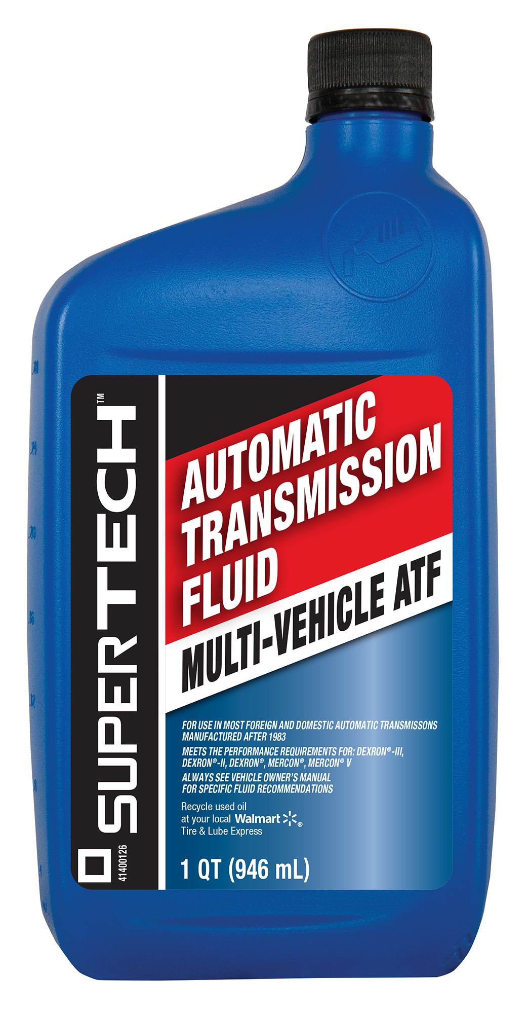 Super Tech Multi-Vehicle Automatic Transmission Fluid, 1 qt - Walmart.com