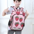 thumbnail image 6 of FORMRS School Backpack 17" Student Travel Bag with Laptop Compartment, Cartoon Strawberry, 6 of 7