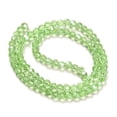 thumbnail image 4 of 10strands Electroplate Glass Beads Strands AB color Plated Faceted(32 Facets) Round Light Green 4mm Hole: 0.5mm about 100pcs/strand 14.2 inch, 4 of 4
