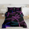 thumbnail image 2 of Feelyou Bohemian Dragonfly Full Size Comforter Sets, Mandala Hippie Animal Bedding Comforter Set, Teens Kids Boys Girls Reversible Bedding Sets, Super Cozy Room Decor, 3pcs, 2 of 8