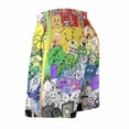 thumbnail image 4 of Battle for Dream Island BFDI Mens Board Shorts Quick Dry Swim Trunk Lightweight Soft Swimsuit Bathing Suit for Boys XL, 4 of 8