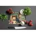 thumbnail image 2 of Portuguese Water Dog Cozy Christmas Glass Cutting Board Large 12 in x 15 in, 2 of 5