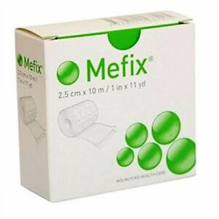 Mefix Dressing Retention Tape - Self-Adhesive, 1 Inch x 11 Yards, White, 1 Count
