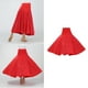 thumbnail image 1 of larga lentejuelas de traje estándar moderno de salón flamenco rojo Hugo Vestido de baile latino, 1 of 8