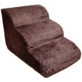 thumbnail image 2 of Ramp Stairs Dog Stairs Non-Slip Pet Ramp Stairs Dog Ramp for Bed Pet Dog Steps 3 Tiers Training Stairs Removable and Washable, 2 of 5