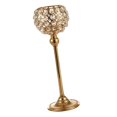 thumbnail image 2 of Crystal Bowl Candle Holder Tea Light Candlestick para Comedor Decorativos Decor Regalos para Celebración de Aniversario , 30cm de oro 15cm 20cm 25cm 30cm 35cm, 2 of 5