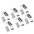 thumbnail image 3 of maskred 6pcs Barbecue Probe Stainless BBQ Clips Picnic Temperature Gauge Probe Brackets, 3 of 8