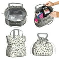thumbnail image 2 of Cute Animal Dogs Drawstring Lunch Bag Women - Drawstring Lunch Bag Insulated for Work Office - Stain-Resistant Large Lunchbags for Women with Multi-Pockets, 2 of 6