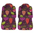 thumbnail image 3 of LAKIMCT Happy Root Vegetables Car Seat Covers Vehicle Front Seat Covers Universal Fit Seat Protector, 3 of 9