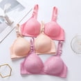 thumbnail image 6 of Jsaierl Womens Lace Bras Wirefree Push Up T-shirt Bras Seamless Comfy Bralettes Shapewear Breathable Full Figure Bras, 6 of 9