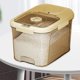 thumbnail image 1 of Cubo de alimentos para el hogar Caja de arroz sellada completamente cerrada Tanque de almacenamiento de arroz (Beige L), 1 of 8
