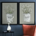 thumbnail image 3 of 2 Piece Set Bouquet of Grace Bucket Gather Premium Framed Canvas - Ready to Hang - 26.5 x 36.5 Each - Gold Frame, 3 of 8