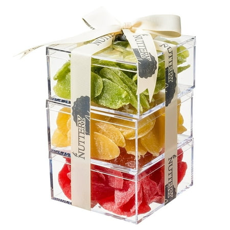 The Nuttery Premium Dried Fruit Gift Tower ~ Strawberry ~ Cantaloupe ~ Kiwi