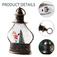 thumbnail image 5 of Bolas de nieve navideñas con forma de farol, bolas de nieve cilíndricas con purpurina, bolas de nieve de bronce para Navidad, linterna con decoración de muñeco de nieve y árbol de Navidad, 5 of 5