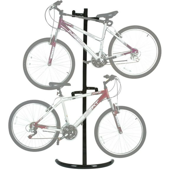 2-Bike Garage Wall Indoor Bicycle Storage Rack Stand