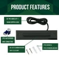 thumbnail image 3 of GKOplus 2-Pack Low Voltage 12-24V AC/DC LED Step Lights, 2W Landscape Cutoff Stair Riser Light, Outdoor Waterproof Accent Lighting Fixtures, Die-cast Aluminum with Black Powder Coated Finish, 3 of 5