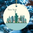 thumbnail image 2 of New York City Ornament, Minimalist NYC Christmas Decoration, 2 of 5