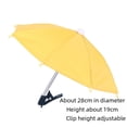 thumbnail image 2 of Paraguas con clip para teléfono móvil Paraguas para teléfono móvil Paraguas para exteriores a prueba de lluvia Parasol para teléfono móvil Protector solar antirreflejos Paraguas pequeño, 2 of 4
