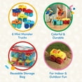 thumbnail image 3 of Battat 6 Mini Monster Trucks Indoor and Outdoor Play for Kids 2 Years Old, 3 of 11