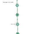 thumbnail image 4 of SMKE Christmas Peppermint Garland,Festive Crystal Candy Decor,Hanging Garland Bead Accent,Holiday Party Favors Decoration,Candy Cane Decor,Fake Candy Garland,Xmas Tree Hanging Supply B Green 4.7M, 4 of 4