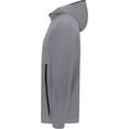 thumbnail image 3 of Augusta Sportswear B29634133 Eco Revive Polar Fleece Hooded Full-Zip Jacket, Graphite - Small, 3 of 7