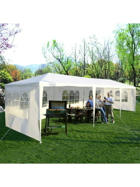 Costway 10'x30'Party Wedding Tent Canopy Heavy duty Pavilion 5 Sidewall