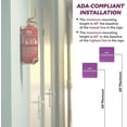 thumbnail image 4 of ADA CENTRAL SIGNS - 6" X6" Fire Extinguisher Sign - ADA Compliant Tactile Graphics Grade 2 Braille Text Acrylic Wall Signs - Emergency Safety Signs for Malls, Office Building, Schools, & Restaurants, 4 of 7