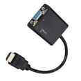 thumbnail image 1 of LAFGUR 1080P Portable To VGA Adapter Converter Cable And USB Power 3.5mm Audio Cable, Black, 1 of 8