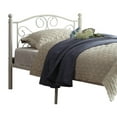 thumbnail image 3 of Topline Home Furnishings White Twin Metal Bed, 3 of 6