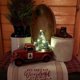 thumbnail image 5 of Camión de granja rojo Centro de mesa de Navidad Decoración navideña Camión de granja rojo Camión rojo vintage con árboles de Navidad para el hogar Centros de mesa de cocina Decoraciones para el hogar JAMW Sencillez, 5 of 5