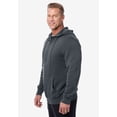 thumbnail image 3 of KingSize Men's Big & Tall Heavyweight Double Knit Zip Hoodie, 3 of 5