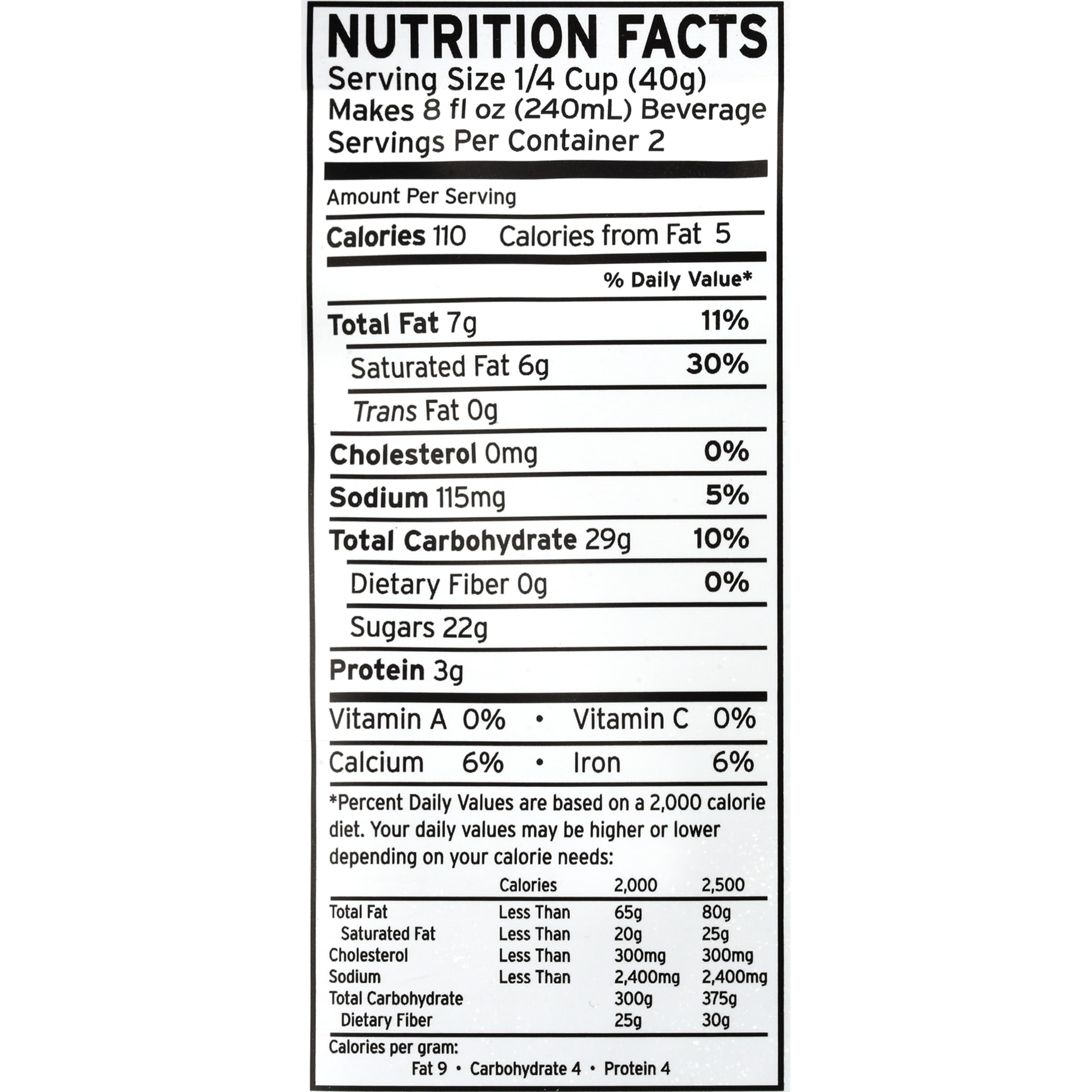 The Frozen Bean Frozen Hot Chocolate Frappe Mix, (12-pack) 2.8 oz Bags