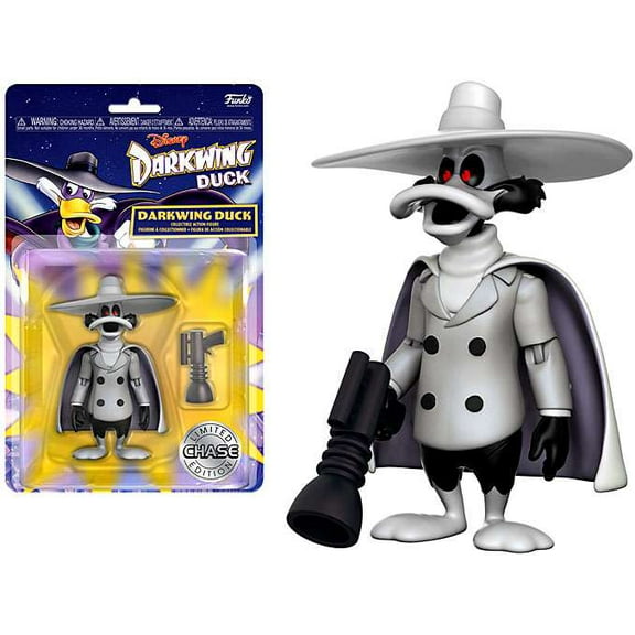 Funko Disney Afternoon Darkwing Duck Action Figure (Black & White, Chase Version)