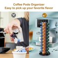 thumbnail image 5 of Soporte para almacenamiento de cápsulas de café, soporte giratorio de 360 ​​grados para cápsulas de café, capacidad para 40 cápsulas de café, 5 of 5