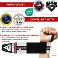 thumbnail image 5 of RDX Elasticated Pro 18 Cotton Weight Lifting Straps Unisex Black (2-Pack), 5 of 9