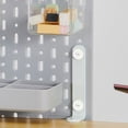 thumbnail image 2 of LITINKIMI 2 Pcs Support Panneau Perforé Fer Blanc pour Rangement Usage Domestique, 2 of 8