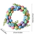 thumbnail image 3 of Easter Wreath Wall Decorations, Eggs Wreaths Decor Front Door Wreath Spring Hanging Ornament, Door Wreath Summer Home Decoration for Indoor Outdoor, 3 of 6