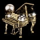 thumbnail image 5 of 1 pieza broche estilo piano ropa decoración broche joyería mujer accesorios Latón Hugo Broche de piano, 5 of 10