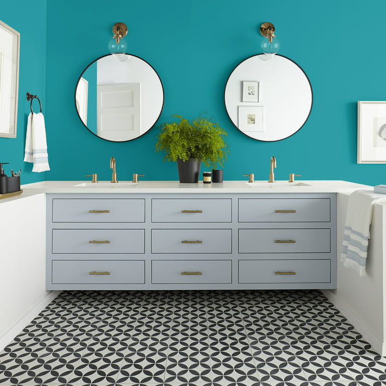semi gloss paint bathroom