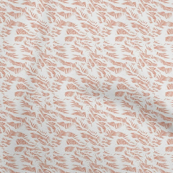 oneOone Cotton Poplin Peach Fabric Tropical Sewing Craft Projects Fabric Prints By Yard 56 Inch Wide